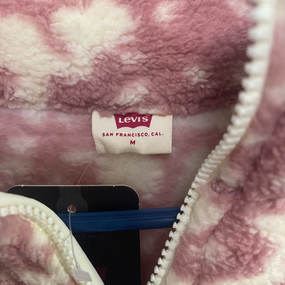 Levi's Bigfoot Sherpa 1/4 Zip Sweatshirt - Picture 4 of 6